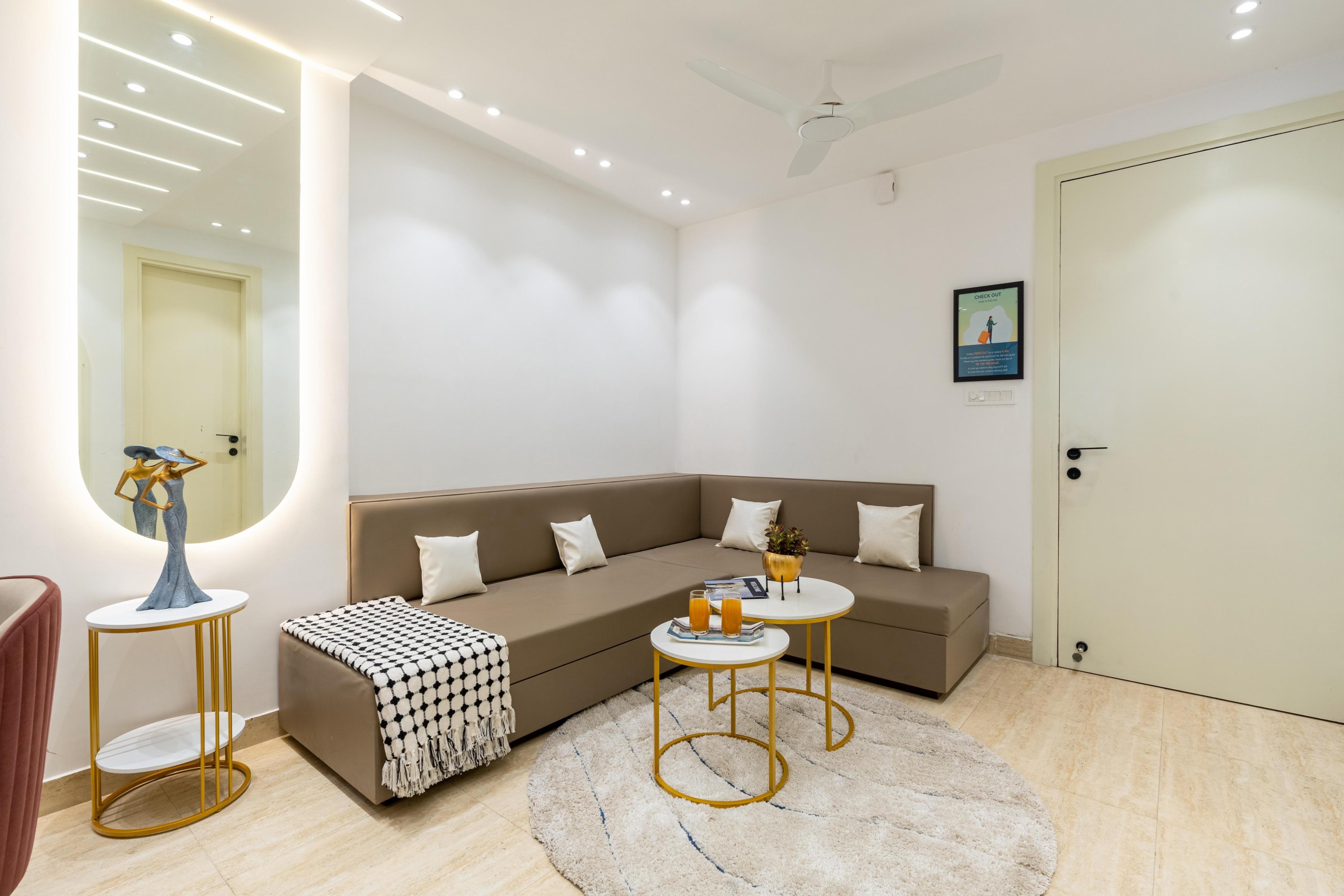Homlee-Heaven in Hills 1BHK-Parking-Lift-Tapovan - Tap to explore photos