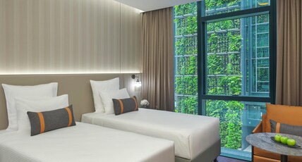 Pullman Singapore Hill Street Room Type - High floor Executive Room, 2 single beds, rain shower, Executive lounge access Pullman Singapore Hill Street Room Type - High floor Executive Room, 2 single beds, rain shower, Executive lounge access