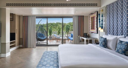 Grand Mercure Goa Candolim - An Accor Hotels Brand Room Type - One Bedroom Family Suite with Balcony & Bath tub Grand Mercure Goa Candolim - An Accor Hotels Brand Room Type - One Bedroom Family Suite with Balcony & Bath tub