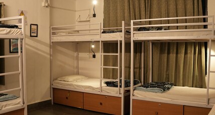 Hostell One Koregaon Park Room Type - 6- bed Mixed Dorm