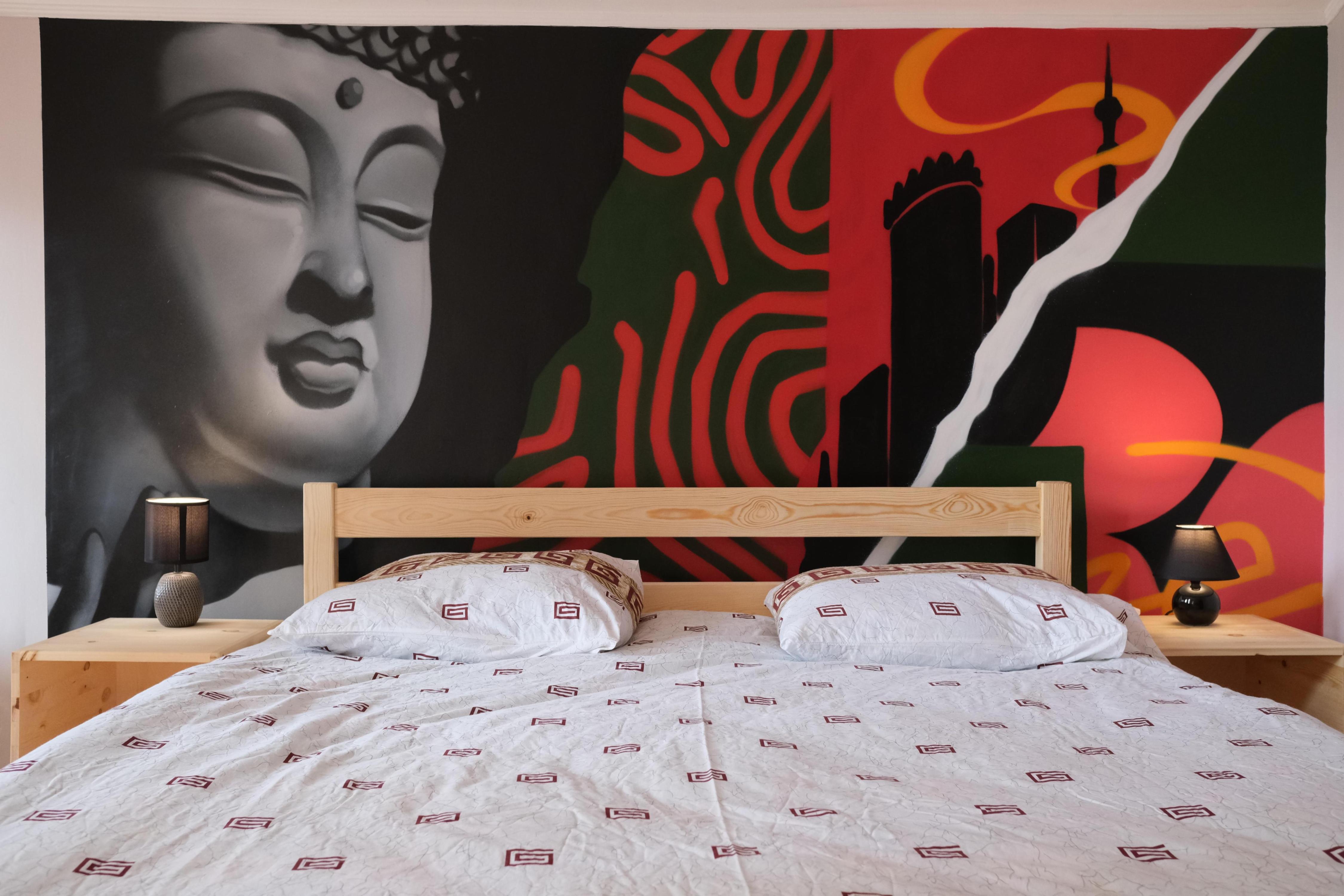 Wanderlust hostel Riverside Room Type - Pink Private Room