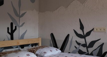 Wanderlust hostel Riverside Room Type - Grey Private Room