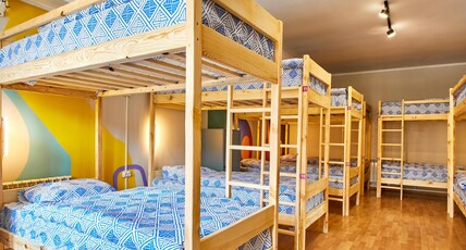 Wanderlust hostel Riverside Room Type - Bed in 7-Bed Mixed Dormitory Room