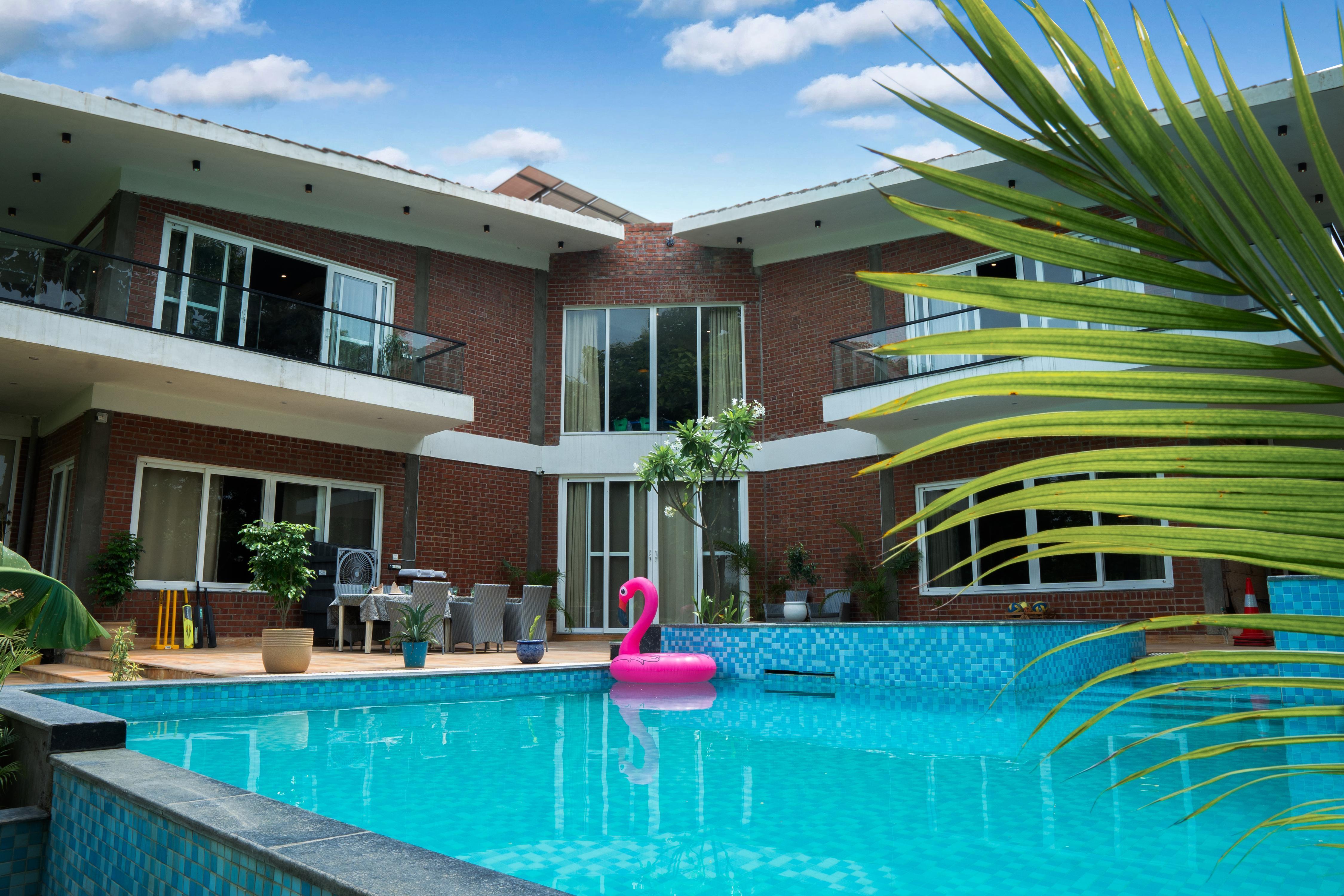 Tisya Farms | Luxe 4BHK Private Pool Villa with Jacuzzi - Tap to explore photos