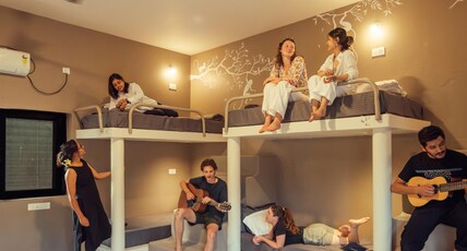Zostel Hampi (Gangavathi) Room Type - 1 Bunk Bed | Superior 8 Bed Mixed Dorm | Shared en-suite washroom Zostel Hampi (Gangavathi) Room Type - 1 Bunk Bed | Superior 8 Bed Mixed Dorm | Shared en-suite washroom