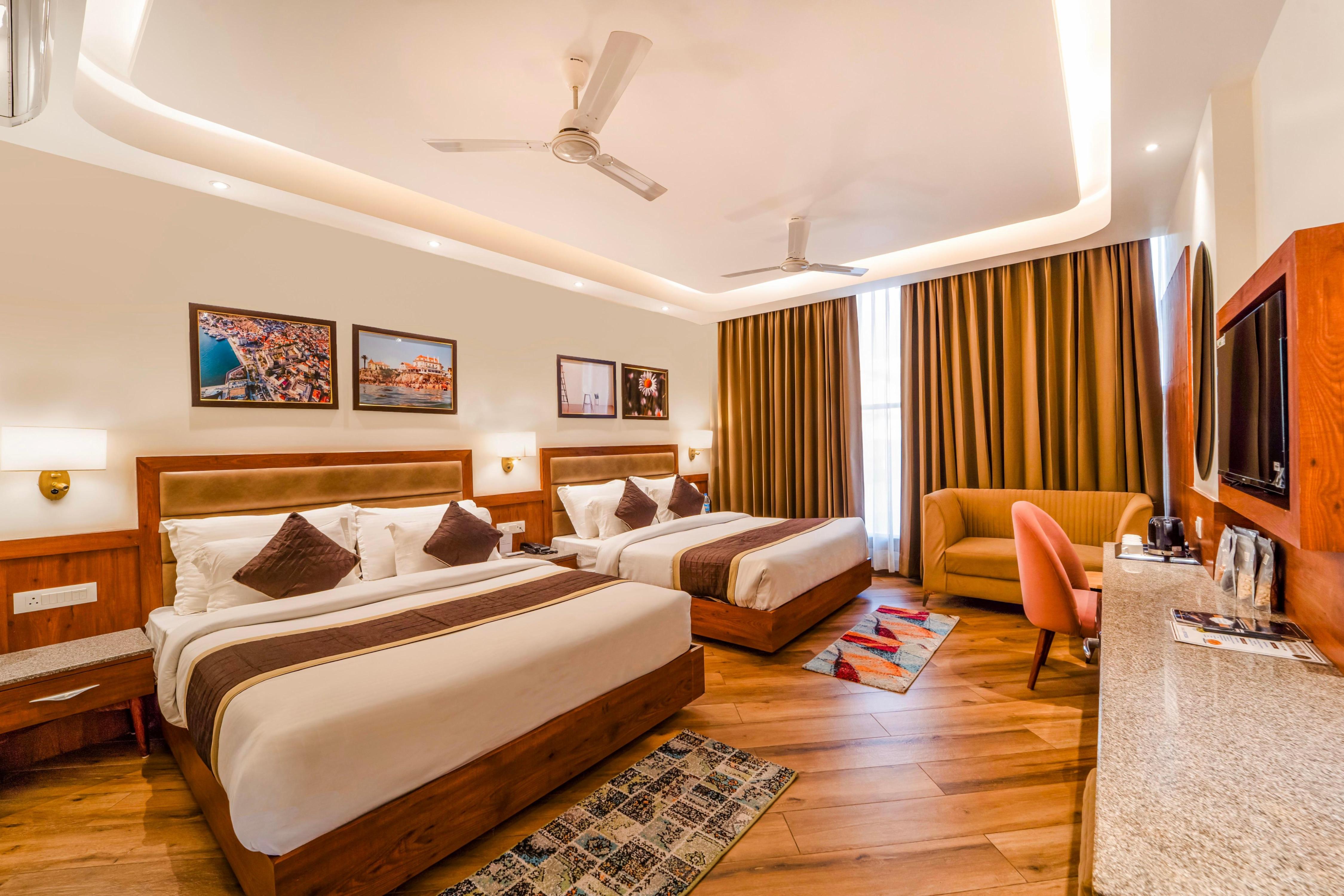 HOTEL THE GRAND DEWAN Room Type - Family 4 Bed AC Room