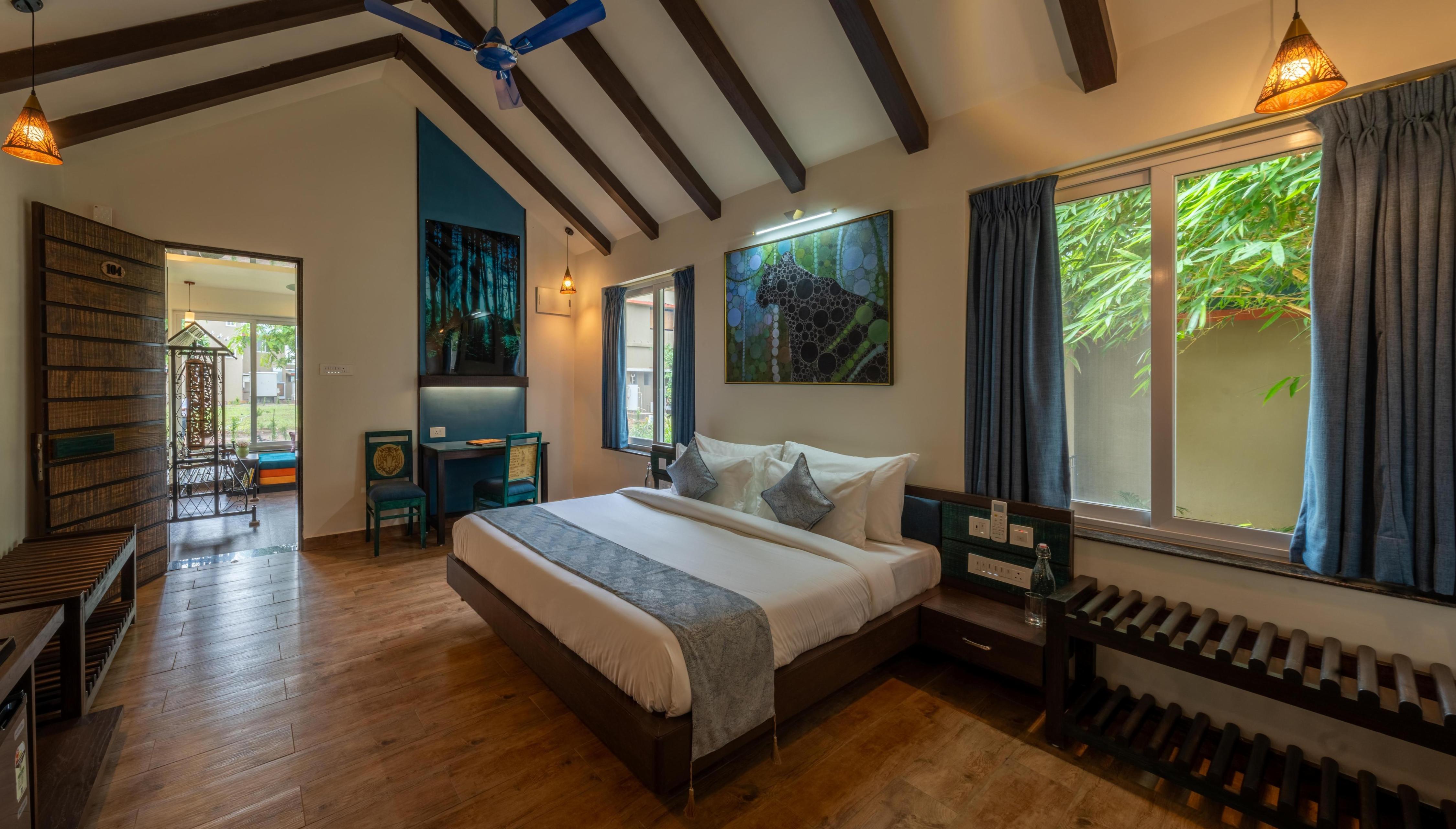 Tathastu Tadoba Room Type - Luxury Cottage with Private Garden area