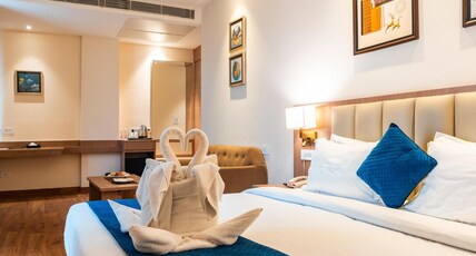 Surestay By Best Western Gomti Nagar, Lucknow Room Type - Suite-1 King Bed, Non-Smoking, Junior Suite, Sofabed, Flat Screen Television, Mini Bar, Safe, Full B Surestay By Best Western Gomti Nagar, Lucknow Room Type - Suite-1 King Bed, Non-Smoking, Junior Suite, Sofabed, Flat Screen Television, Mini Bar, Safe, Full B