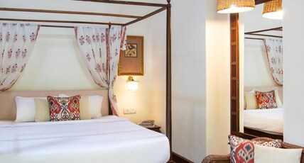 Lamrin Ucassaim Goa An Indo Portuguese Hotel. Room Type - Deluxe Room with 24/7 Butler Service Lamrin Ucassaim Goa An Indo Portuguese Hotel. Room Type - Deluxe Room with 24/7 Butler Service