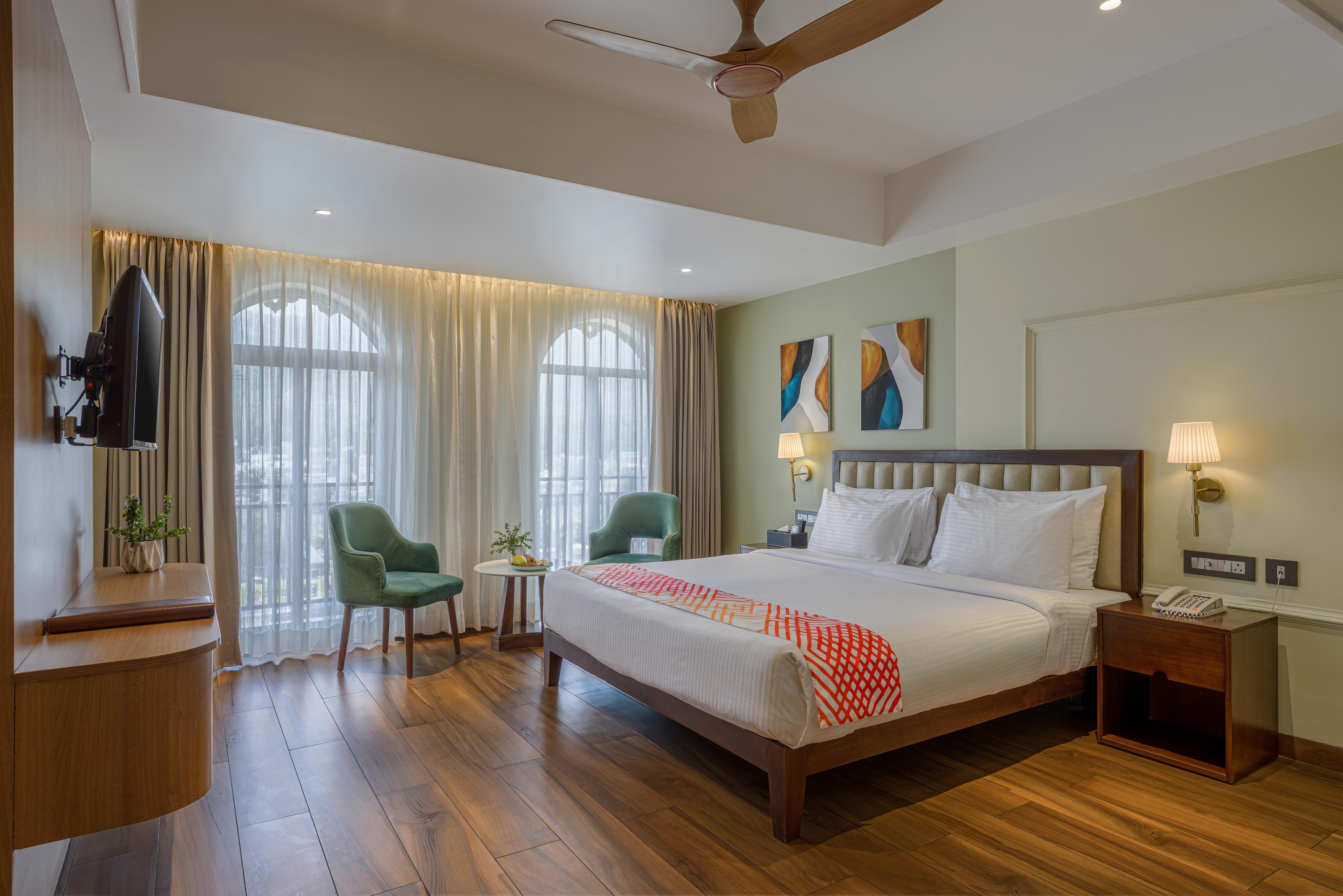 Ginger Rishikesh, Dehradun Road Room Type - D-Luxe Queen Room - Himalayan View
