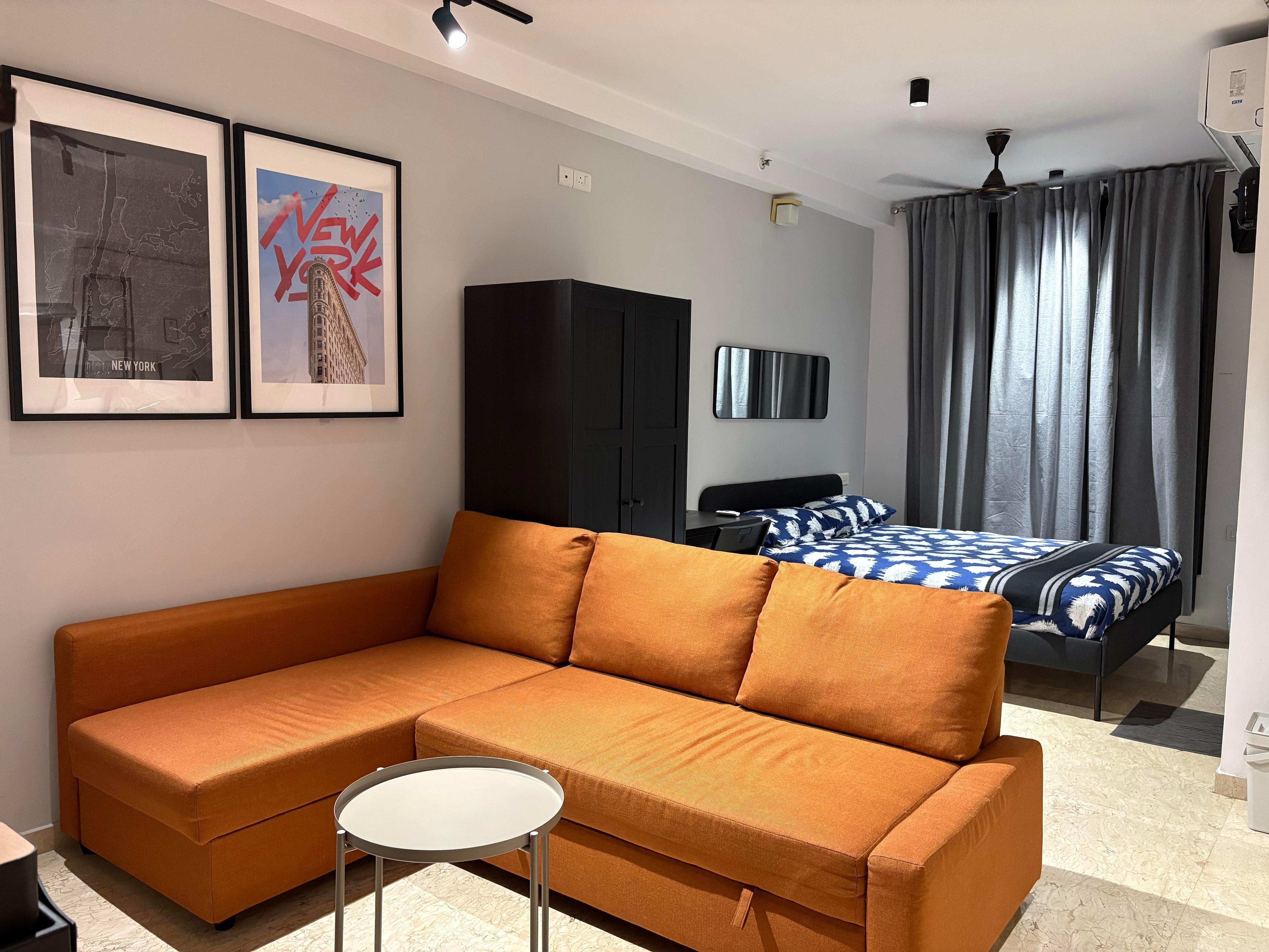 Themed Studio Service Apartment at Hiranandani By Oasis Homes Room Type - New York Studio III - Studio Apartment