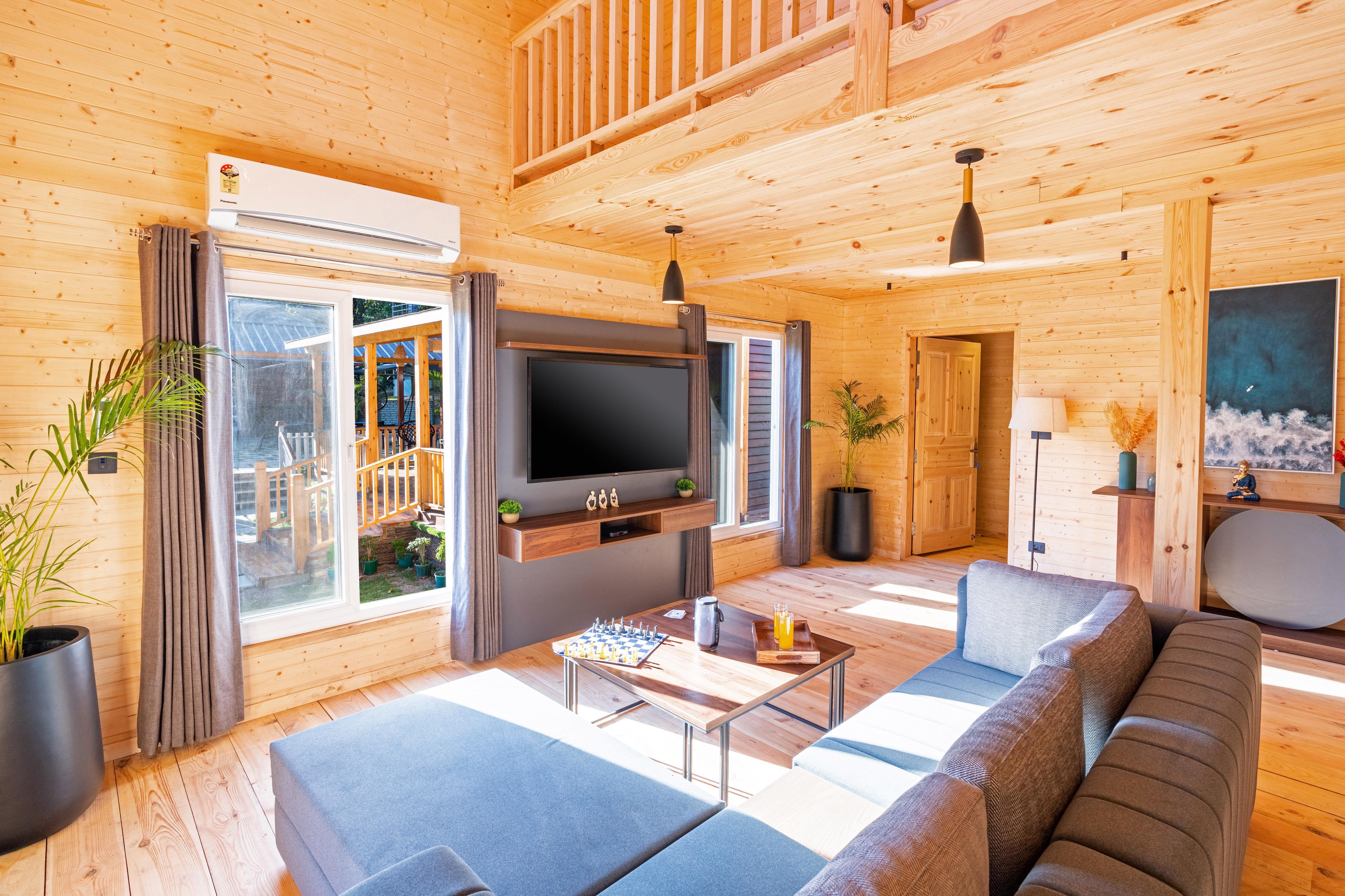 SaffronStays The Woods Pine Villa - Tap to explore photos