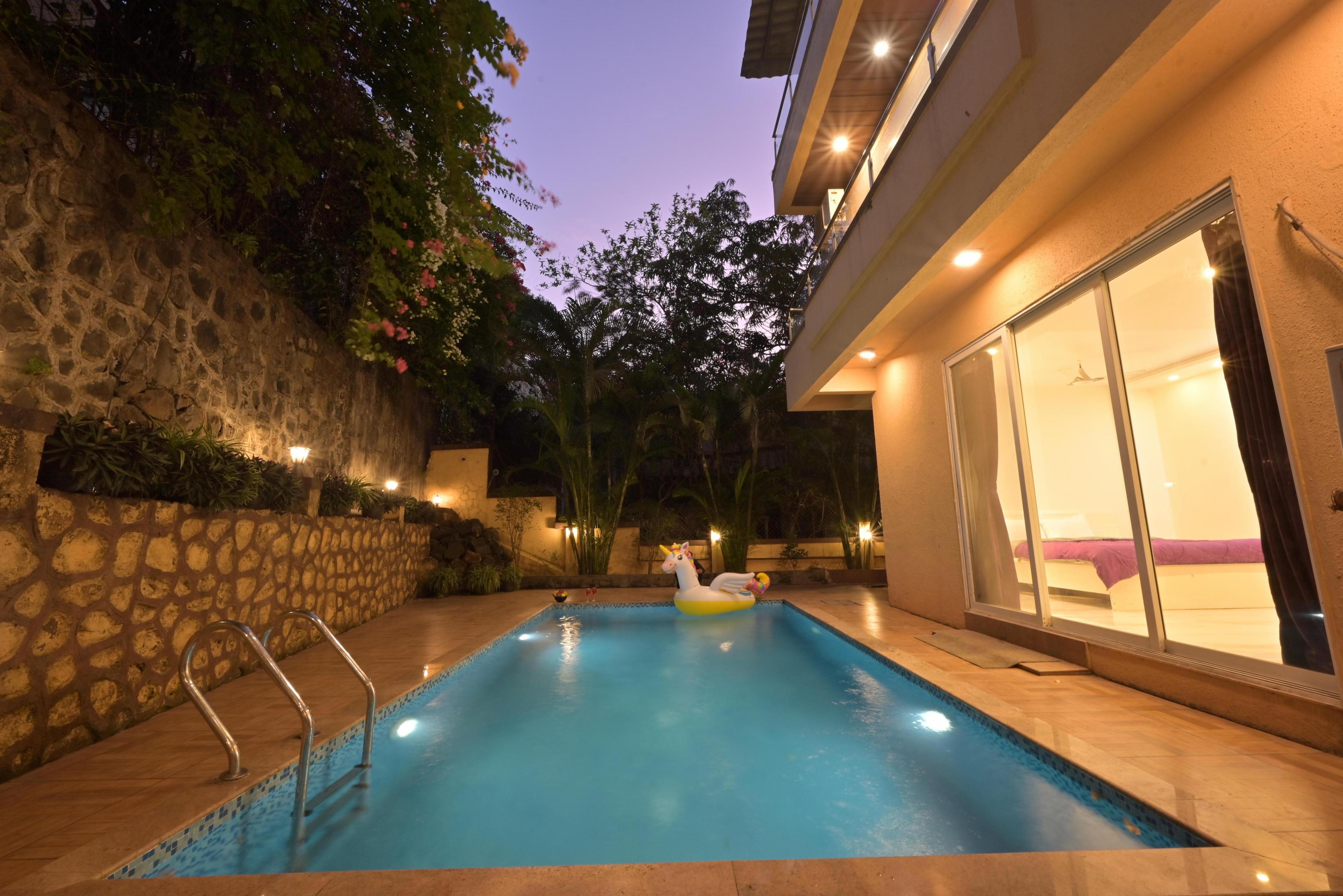 S2 Premium Villa Lonavala 4BHK- Pvt Swimming Pool, Jacuzzi and Snooker Table - Tap to explore photos