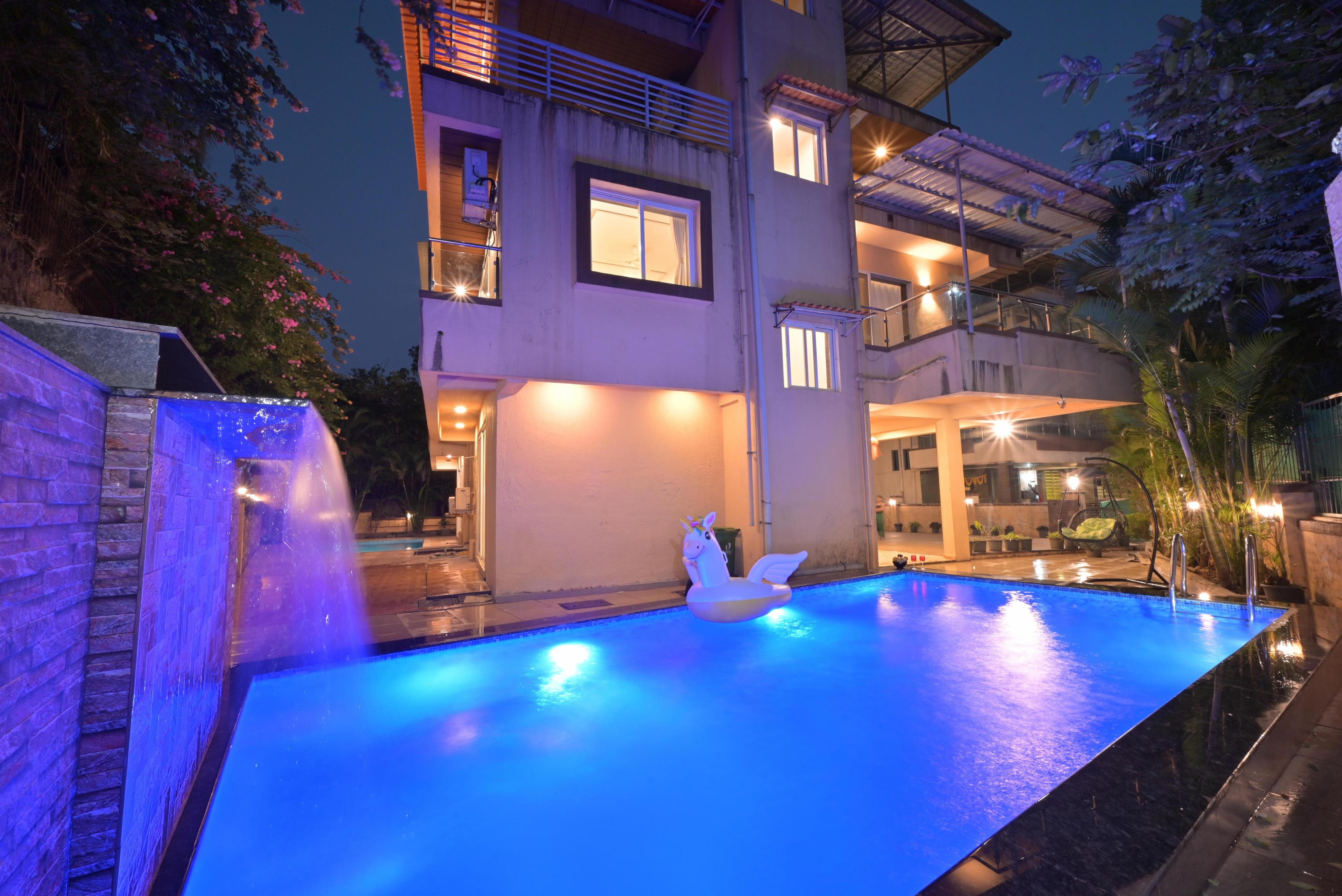 S2 Premium Villa Lonavala 4BHK- Pvt Swimming Pool, Jacuzzi and Snooker Table - Tap to explore photos