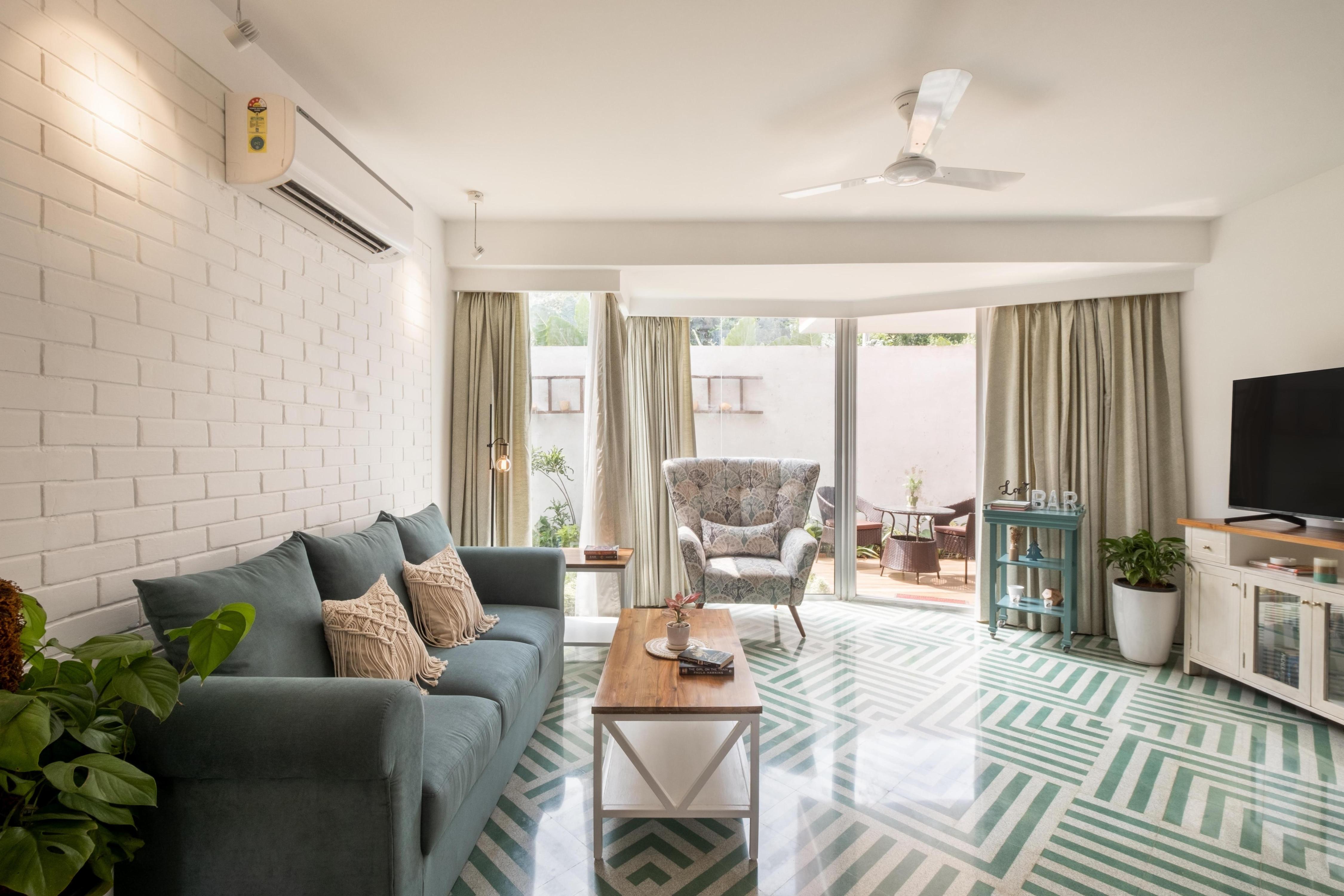 El Raso by The Blue Kite - 1BHK Apartment at Parra with Common Pool & Private Garden (01) - Tap to explore photos