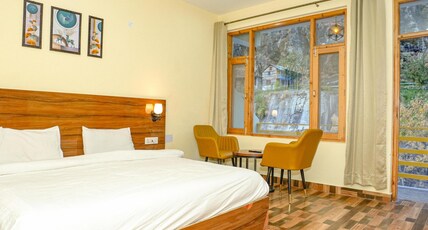 THE HIMALAYAN STORIES Room Type - Luxury Room with River view Balcony