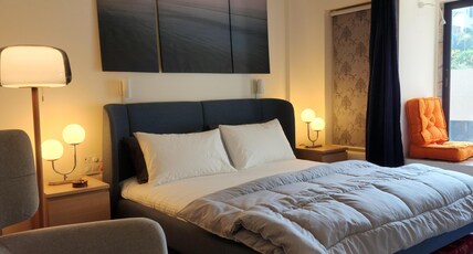Albergo BNB (1BHK) with a Cozy deck. Room Type - Albergo BNB (1BHK) with a Cozy deck.