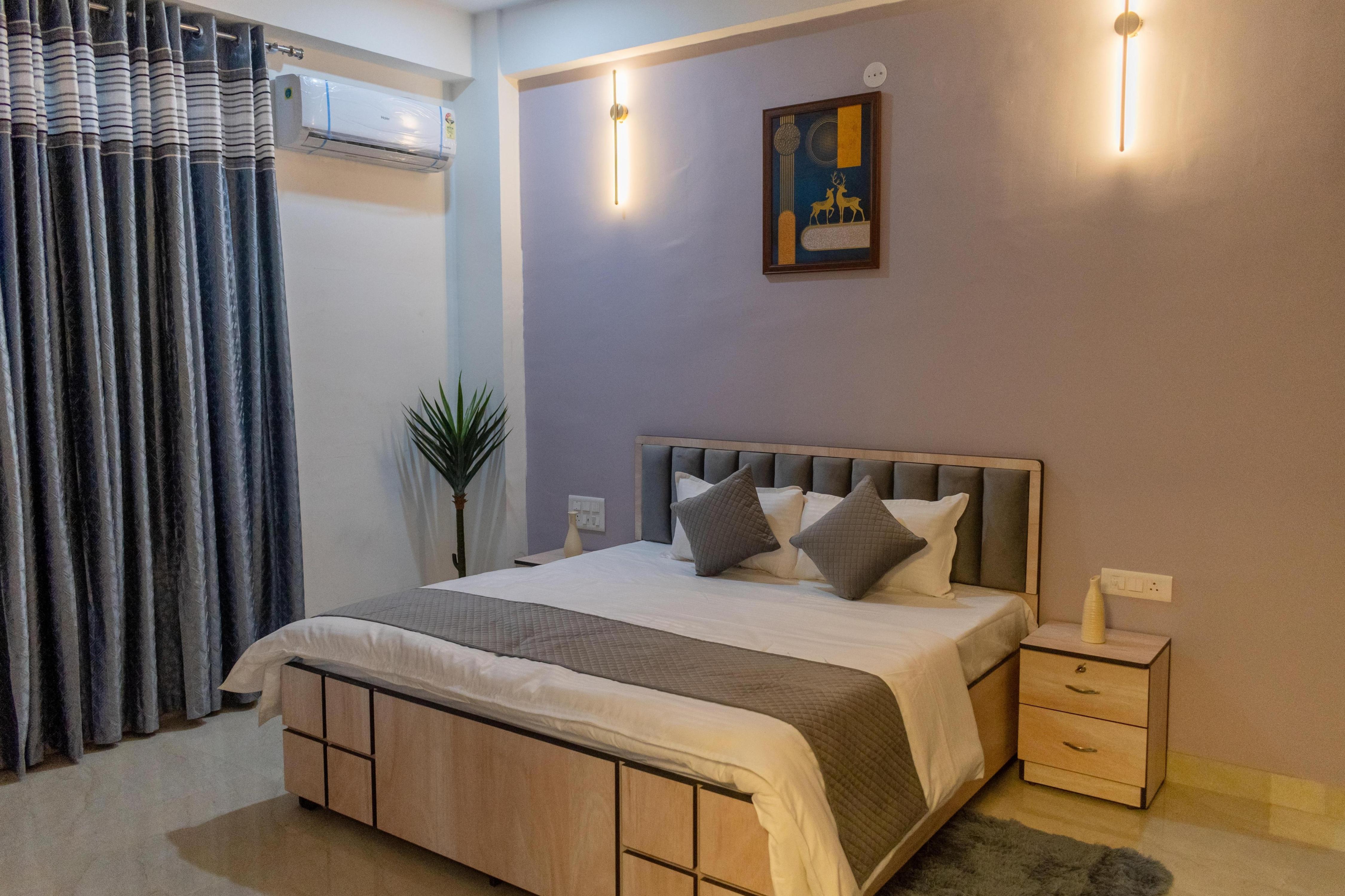 SkyPort Stays With Netflix Wifi Prime Rooftop Jaipur - Tap to explore photos