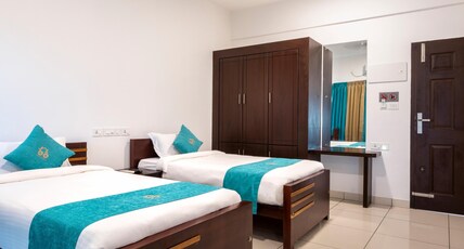 BNB Homes, Technopark, Trivandrum Room Type - Studio TwinBed AC With Balcony BNB Homes, Technopark, Trivandrum Room Type - Studio TwinBed AC With Balcony