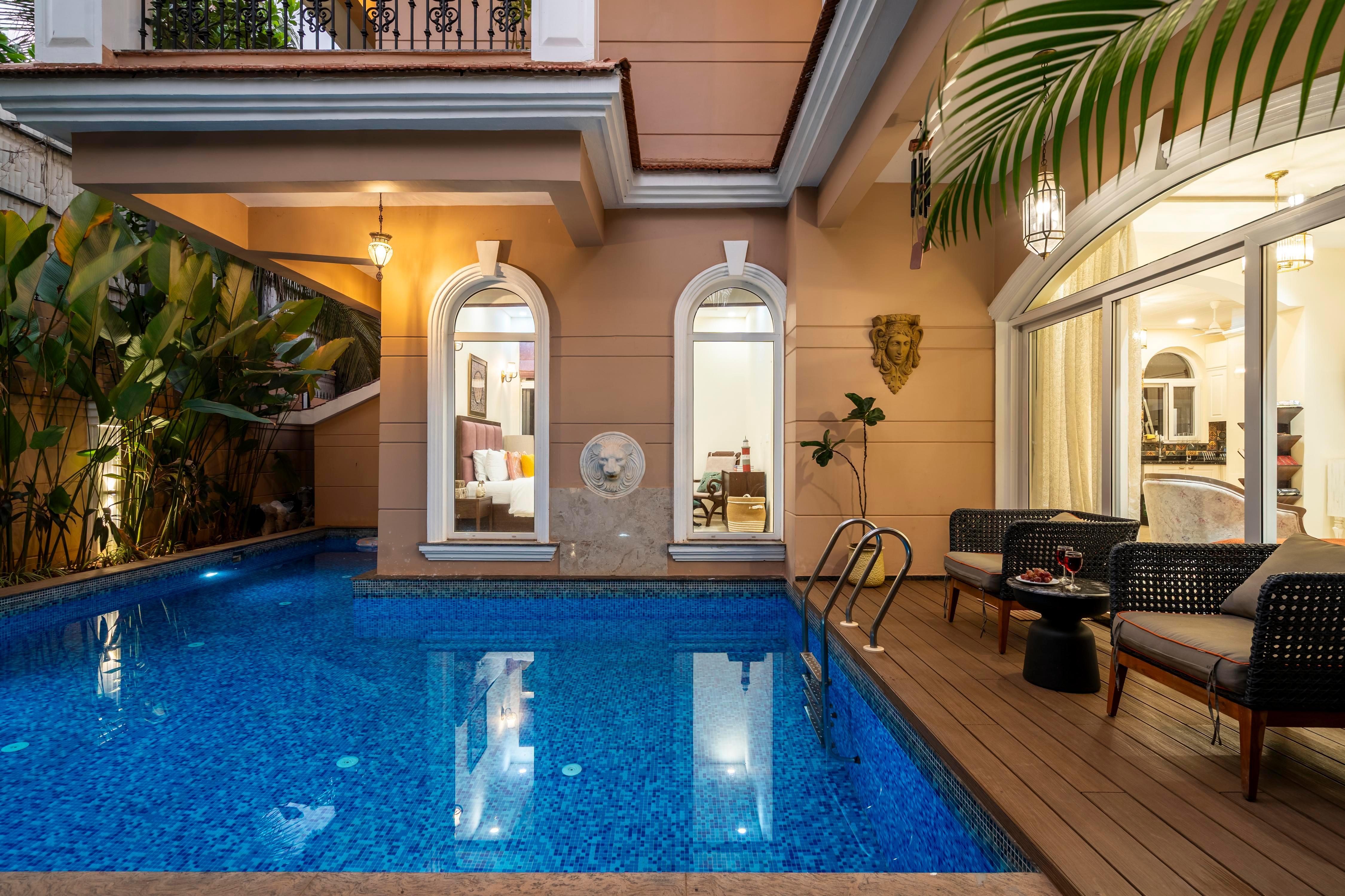 Staymaster Una 4BR Assagao Pool Terrace - Tap to explore photos