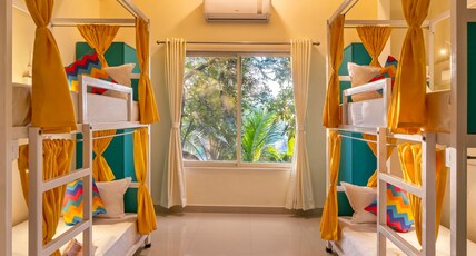 goSTOPS Alibaug Room Type - Bed In 6 Bed Mixed AC Dormitory Room with Ensuite Bathroom