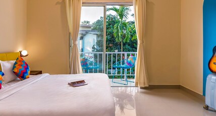 goSTOPS Alibaug Room Type - Deluxe Private AC Room with Balcony and Ensuite Bathroom