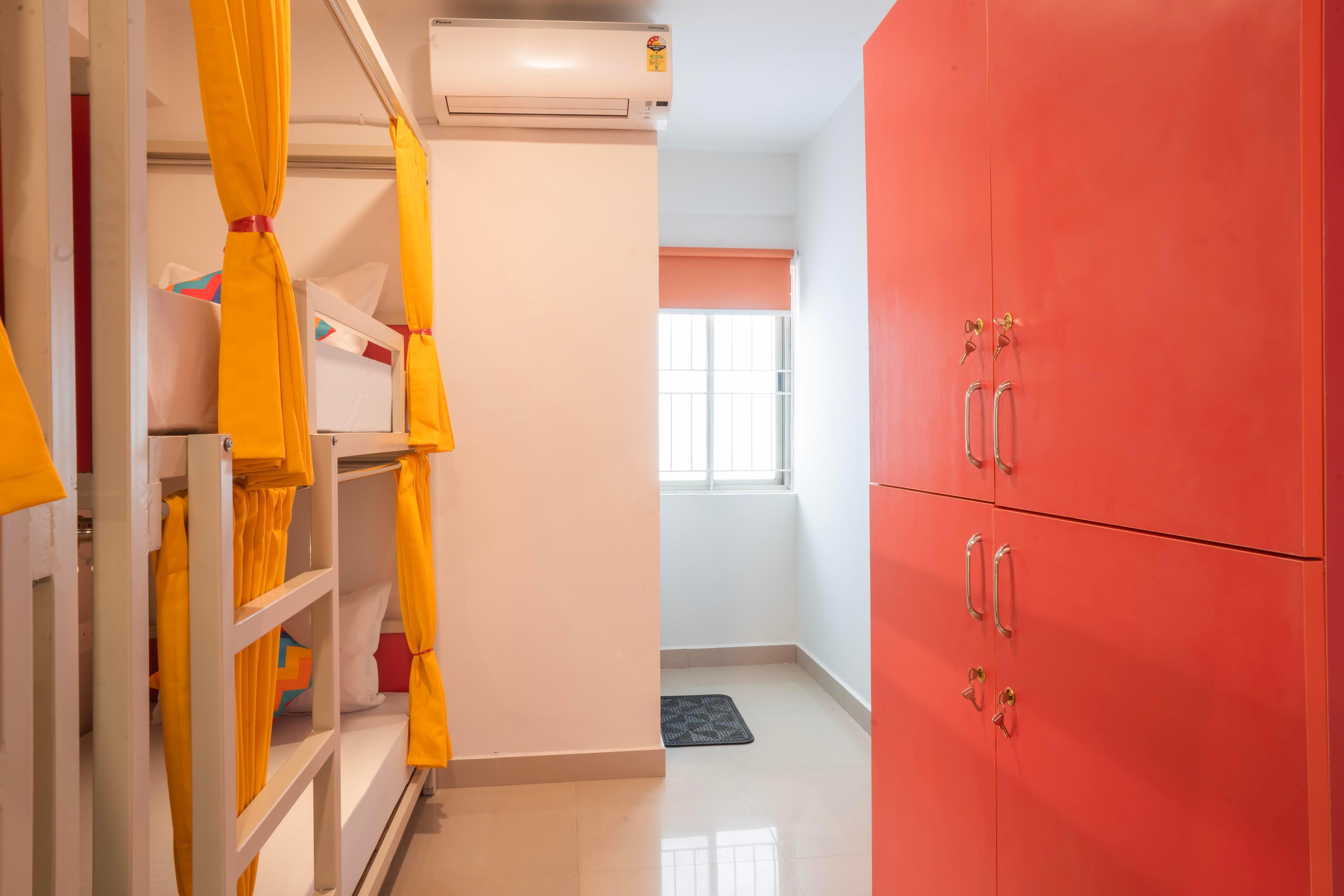 goSTOPS Bengaluru HSR Silk Board Room Type - Bed in 4 bed mixed dormitory room - Upper Bed
