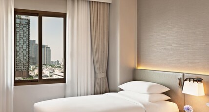 Marriott Executive Apartments Bangkok, Sukhumvit 101 Room Type - Studio 2 Double Balcony, Studio, 2 Double,  City view