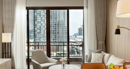 Marriott Executive Apartments Bangkok, Sukhumvit 101 Room Type - 1 Bedroom Suite Balcony, 1 Bedroom Suite, 1 King, City view Marriott Executive Apartments Bangkok, Sukhumvit 101 Room Type - 1 Bedroom Suite Balcony, 1 Bedroom Suite, 1 King, City view