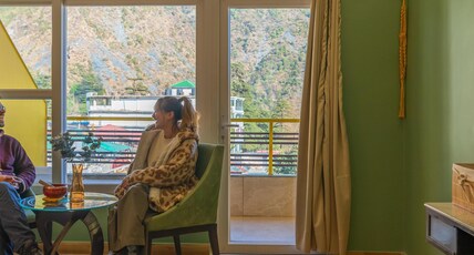 The Hosteller Mcleodganj, Bhagsu Waterfall Room Type - Superior Double Room with Balcony and Mountain View The Hosteller Mcleodganj, Bhagsu Waterfall Room Type - Superior Double Room with Balcony and Mountain View