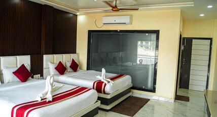 Silver Sand Resort & Spa Room Type - Family Cottage with Pool View balcony Silver Sand Resort & Spa Room Type - Family Cottage with Pool View balcony