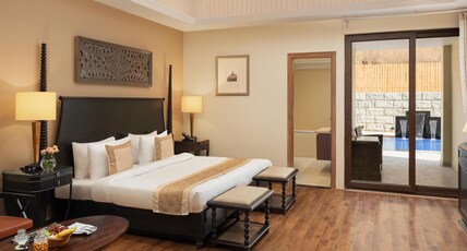 ESSENTIA UDAIPUR LUXURY RESORT & SPA Room Type - Presidential villa (02 bed rooms ) with Private Pool, Jacuzzi, Steam bath ESSENTIA UDAIPUR LUXURY RESORT & SPA Room Type - Presidential villa (02 bed rooms ) with Private Pool, Jacuzzi, Steam bath