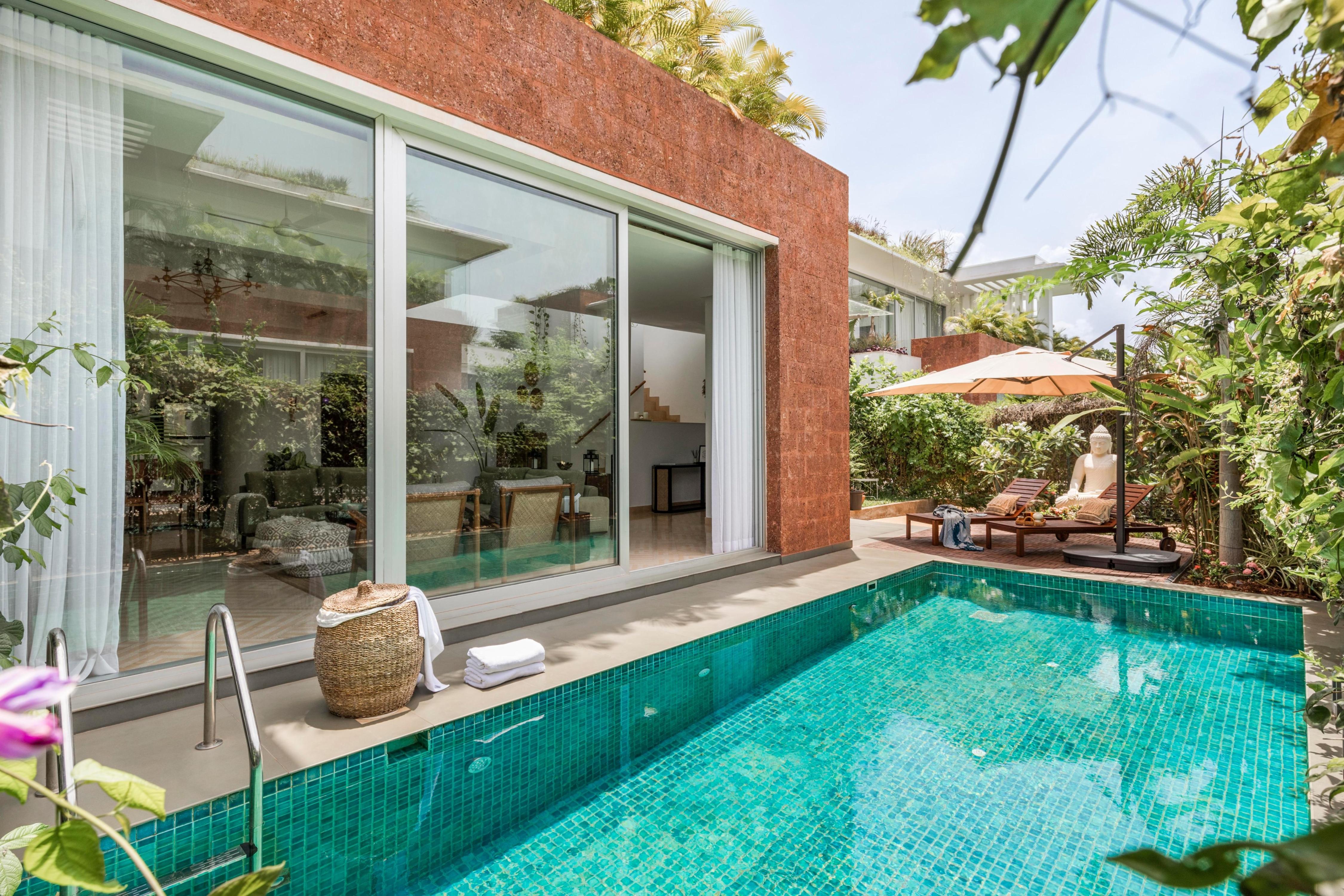 La Sierra by The Blue Kite - 2BHK Private Pool Villa with Caretaker 5 mins from Anjuna Beach (02) - Tap to explore photos
