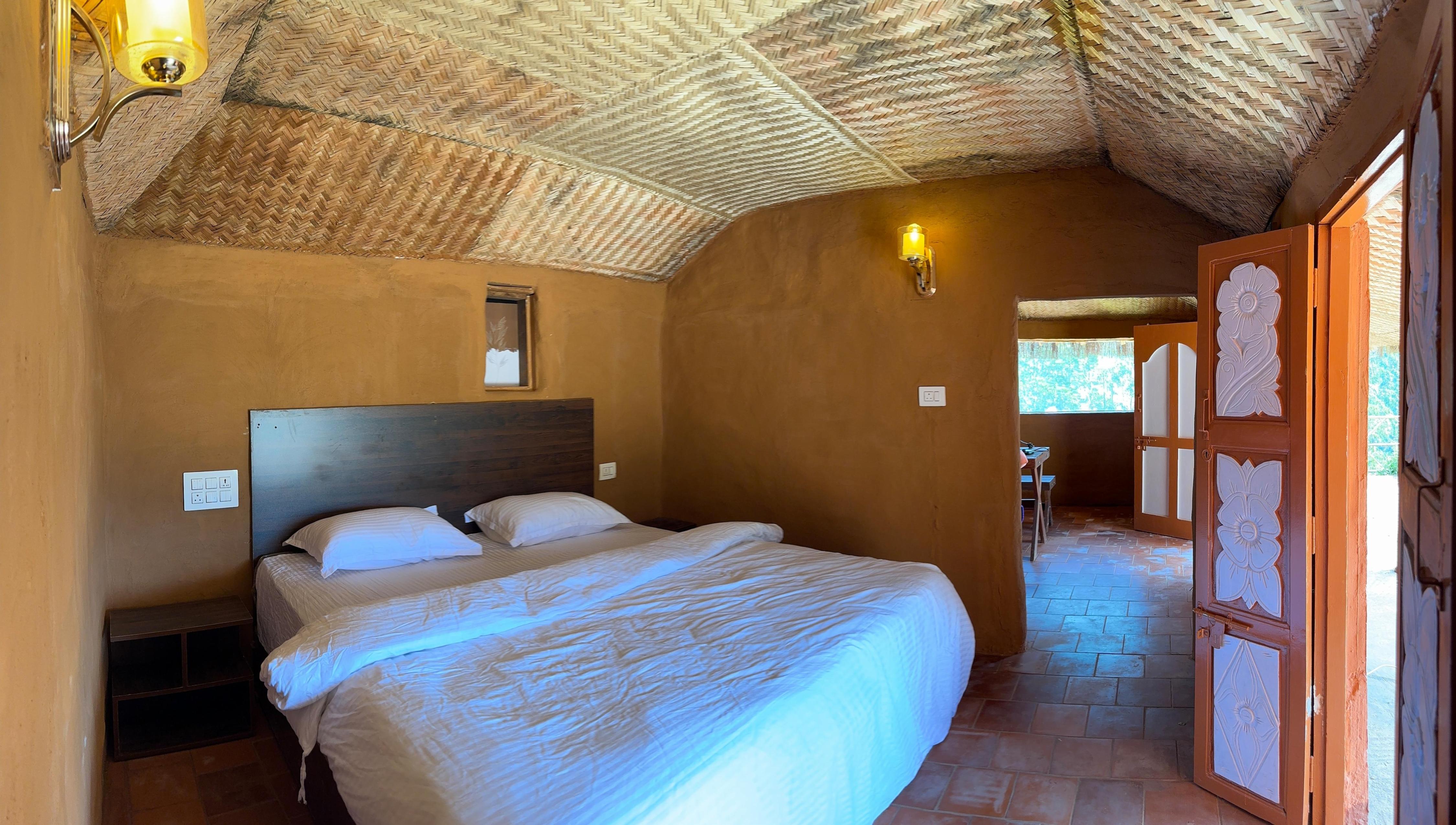 EUCALIA GLAMPS Room Type - TRADITIONAL MUD HOUSE- EUCALIA VATTAVADA