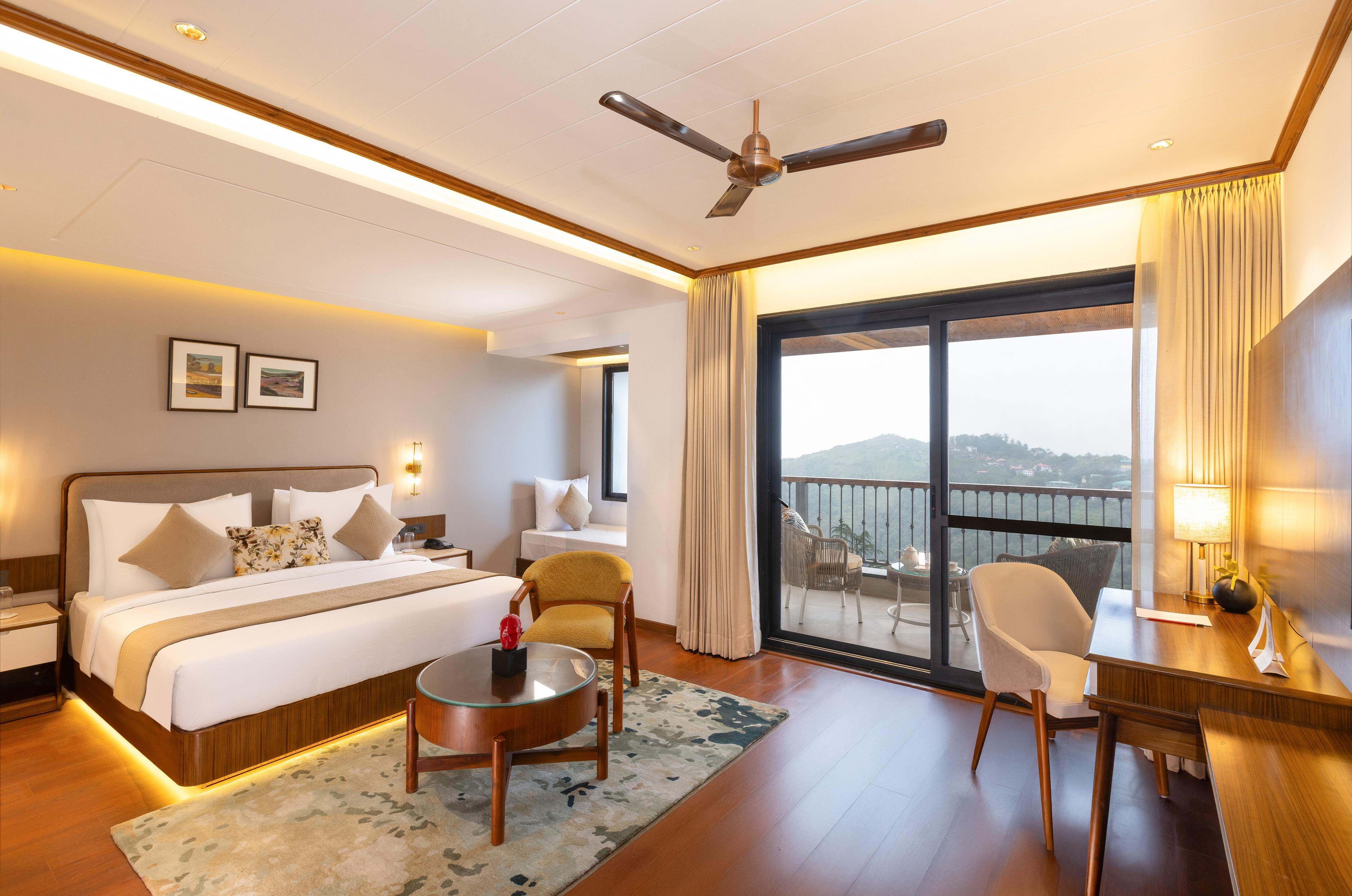 juSTa Hollow Oak Mussoorie Room Type - Himalaya View with Private Balcony