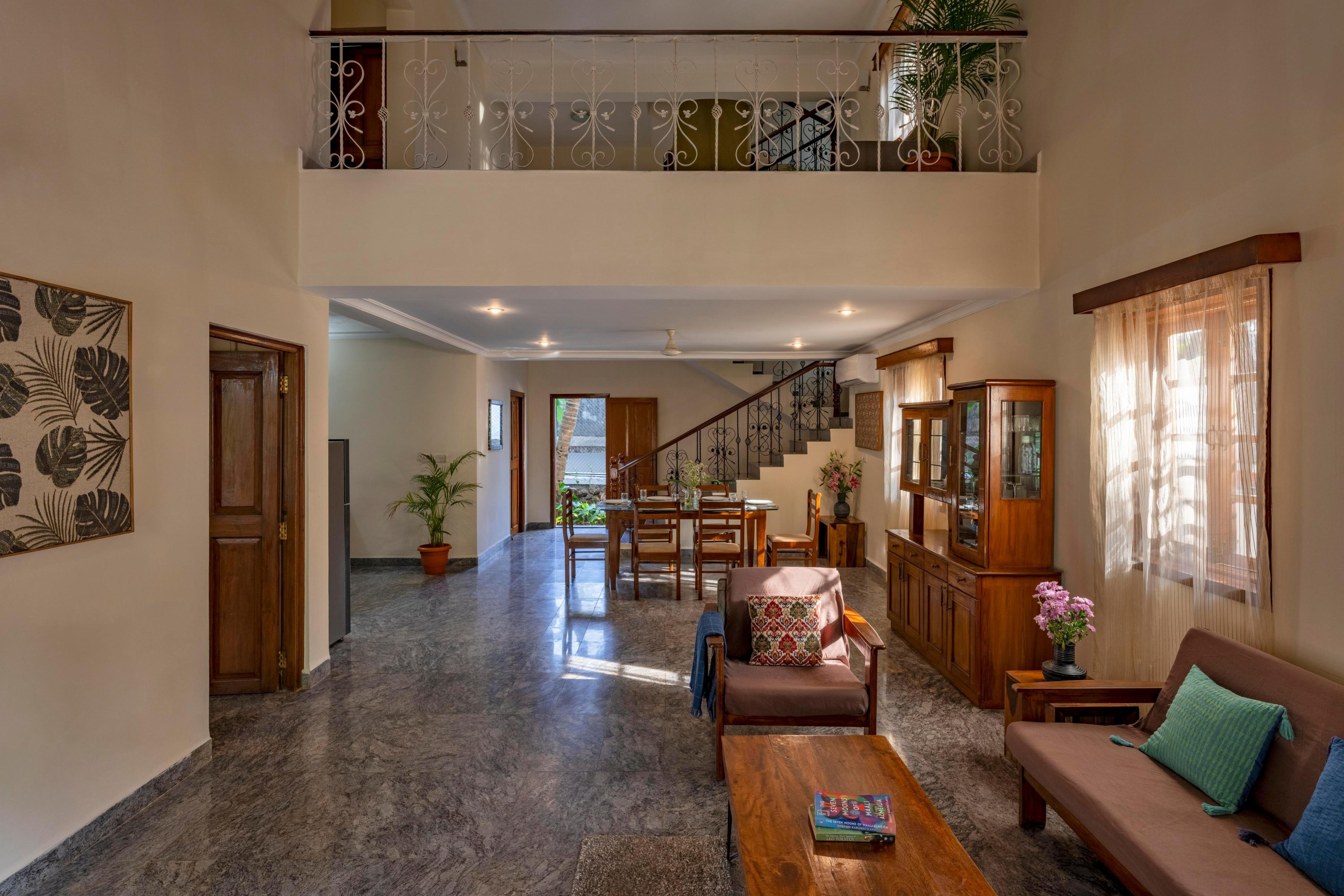 Villa Bliss by The Blue Kite - 4BHK Villa with Pvt Pool, Balcony 5 mins away from Candolim Beach(B7) - Tap to explore photos