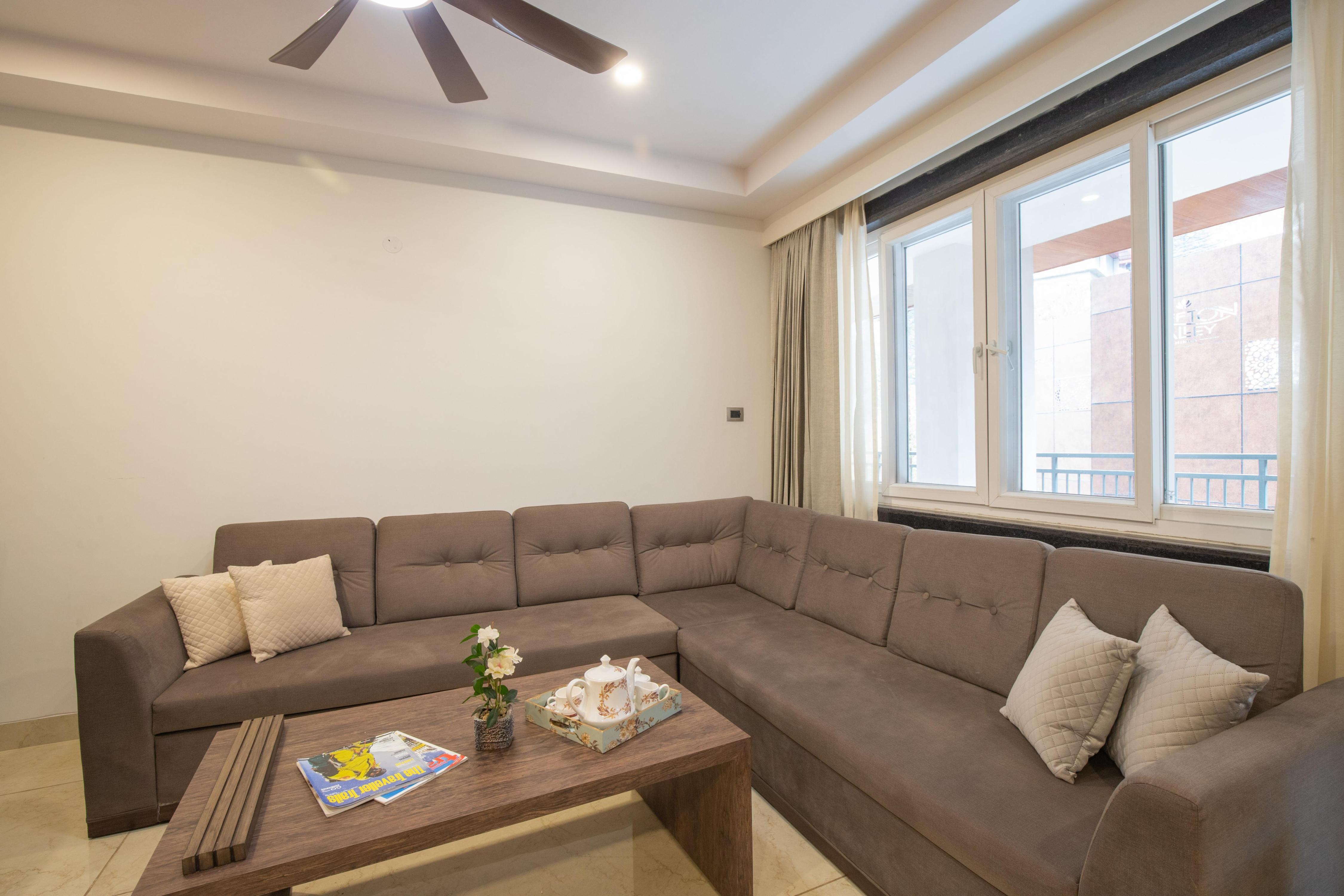 Alaya Stays 2 BHK Apartment with Hill View | Cliff Crest - Tap to explore photos