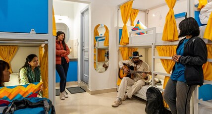 goSTOPS Mcleodganj, Bhagsu Room Type - Bed in 6 Bed Mixed Dormitory Room with Ensuite Bathroom