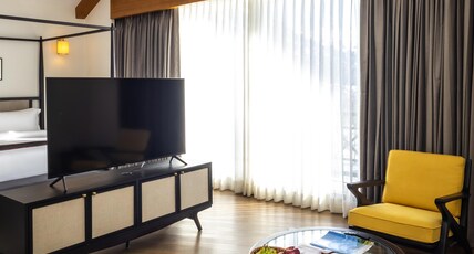 Nivasana Manali - A Luxury Boutique Hotel. Room Type - Executive Suite with Balcony and City View Nivasana Manali - A Luxury Boutique Hotel. Room Type - Executive Suite with Balcony and City View