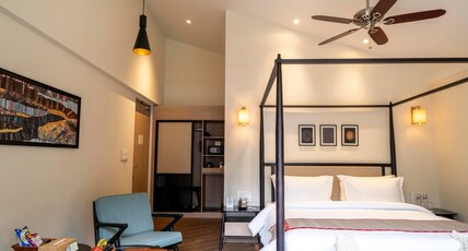 Nivasana Manali - A Luxury Boutique Hotel. Room Type - Premium Room With Balcony and Mountain View Nivasana Manali - A Luxury Boutique Hotel. Room Type - Premium Room With Balcony and Mountain View