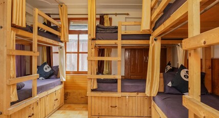Hippie panda hostel, Manali Room Type - 6 bed Mix Dorm