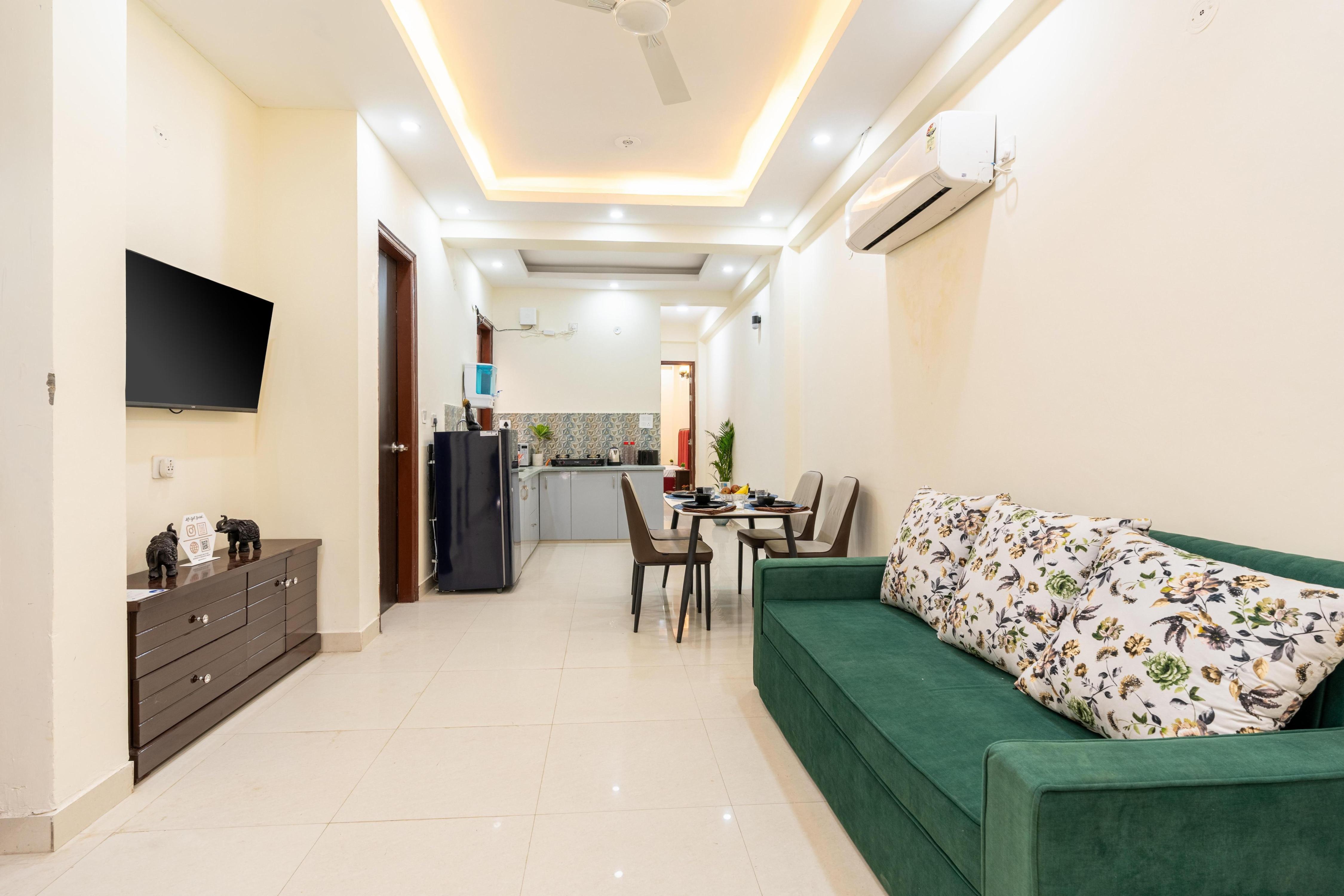 Homlee-Vasundhara 2BHK Flat- kitchen-Parking-Lift