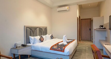 Evara Spa & Resort, Jim Corbett Room Type - Hill View Deluxe Room Evara Spa & Resort, Jim Corbett Room Type - Hill View Deluxe Room