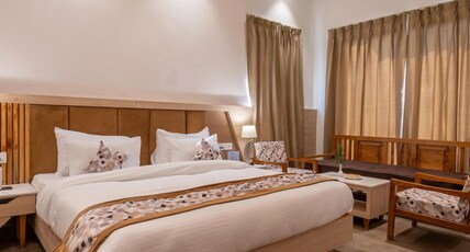 Evara Spa & Resort, Jim Corbett Room Type - Lawn View Super Deluxe Cottage