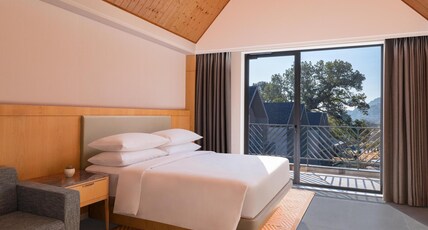 Katra Marriott Resort & Spa Room Type - Family Cottage, 2 Bedroom Cottage, Bedroom 1: 1 King, Bedroom 2: 1 King, Shrine view, Balcony: 2