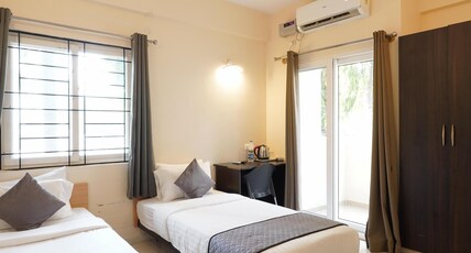 UPAR Hotels nearby Bagmane Tech Park Room Type - Twin Room With Balcony