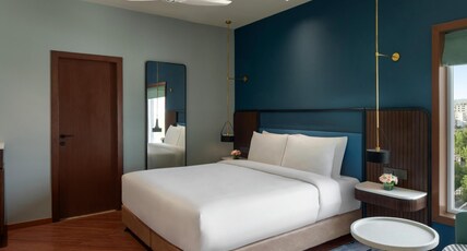 Ramada Encore By Wyndham Udaipur Roopnagar Room Type - King Bed, Mobility Accessible Room, Roll-In shower Ramada Encore By Wyndham Udaipur Roopnagar Room Type - King Bed, Mobility Accessible Room, Roll-In shower