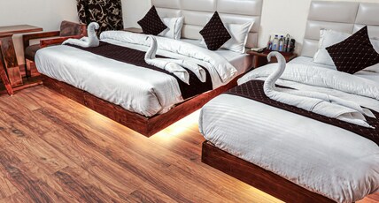 Hotel Trisolaris Room Type - Triple Bed (3 Adults) | Rosewood and Teak Interior