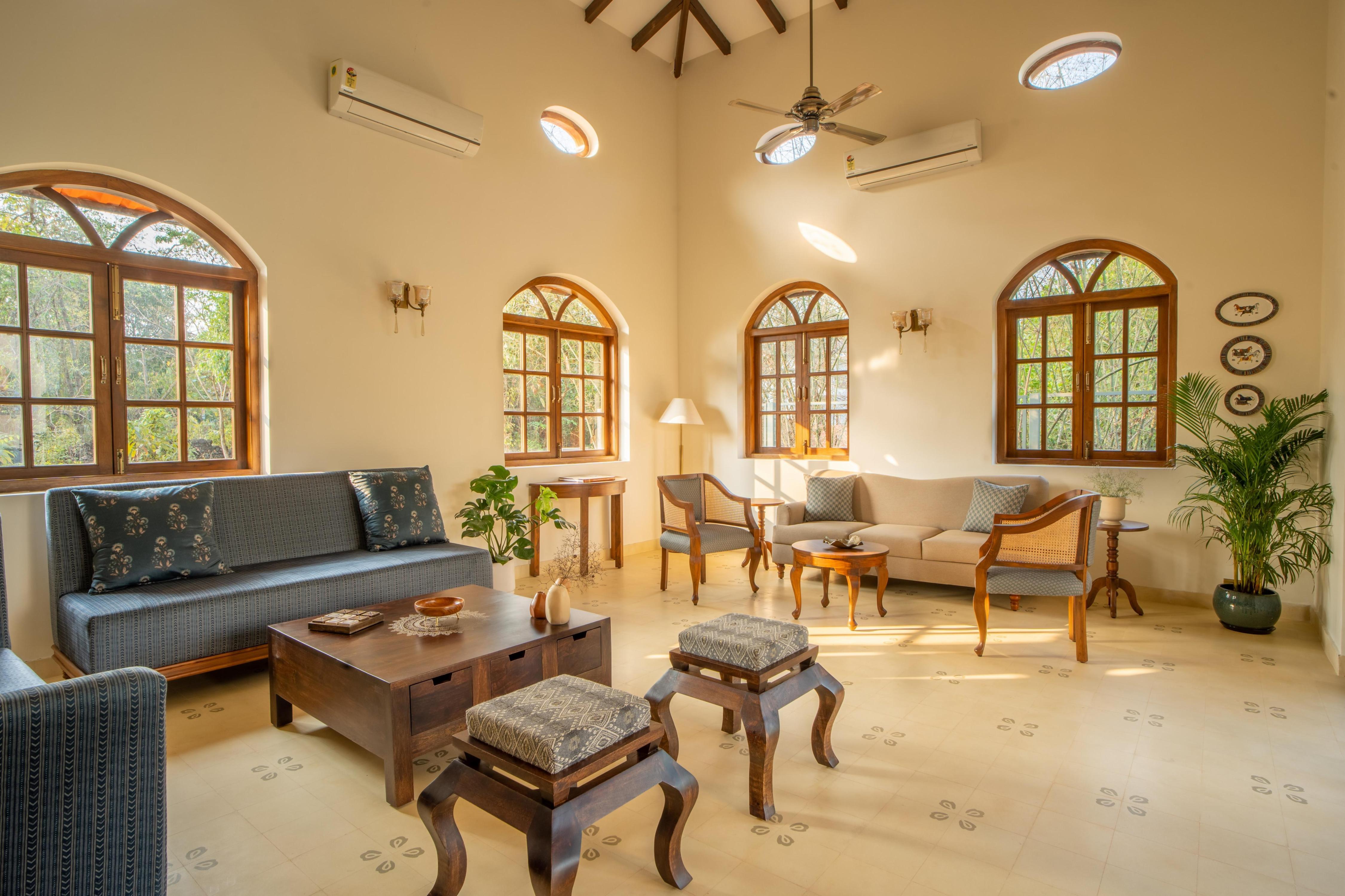 ELIVAAS 4 BHK with Pvt Pool & Media Room | Amahoro - Tap to explore photos