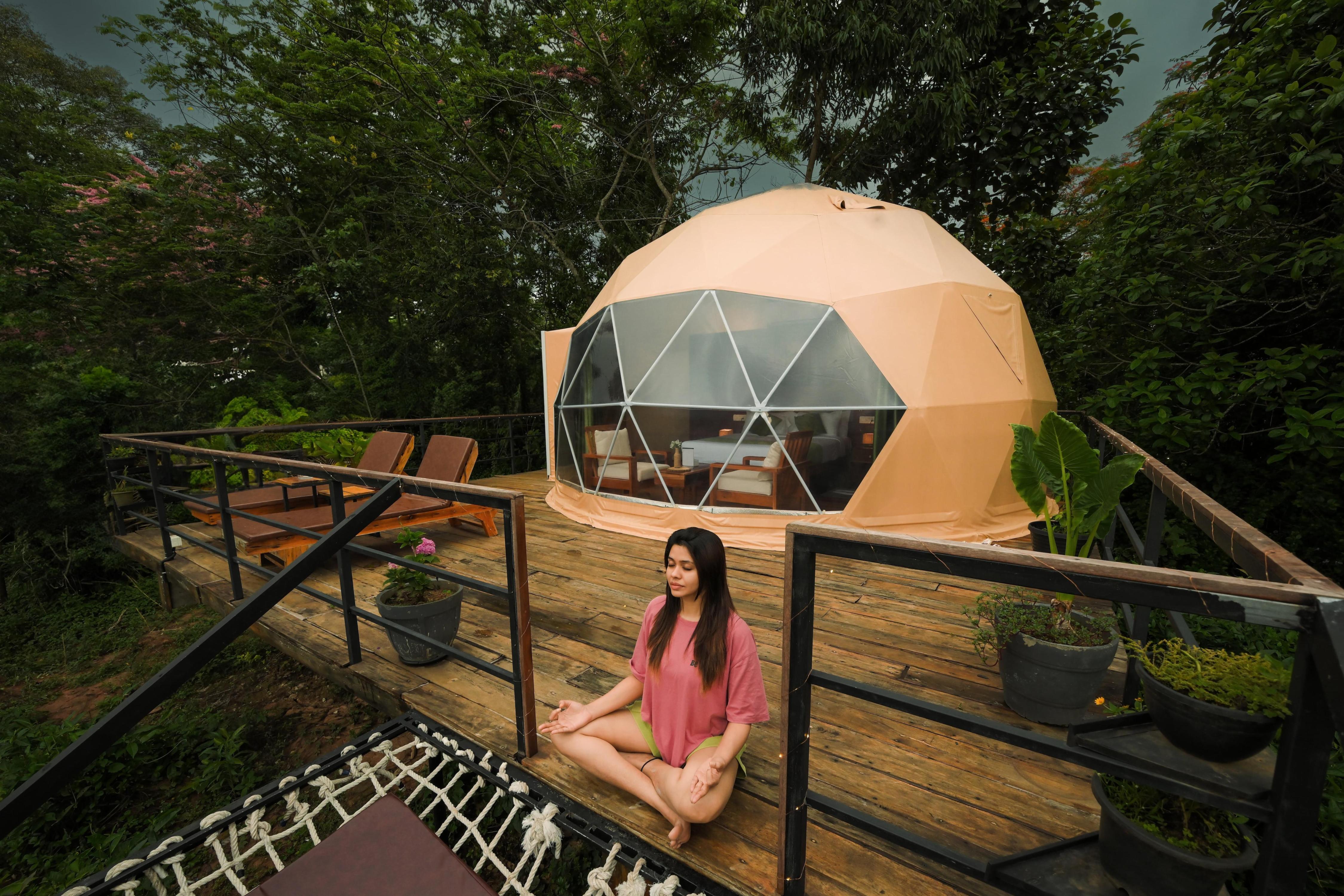 Hipnoetic Stays | Geodesic Domes & Tea Planters Bungalow - Tap to explore photos
